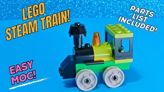 Lego Steam Train Little green version [upl. by Kirenoj]