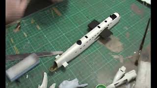 Revell 172 Lancaster Build part 2 classic [upl. by Kartis103]