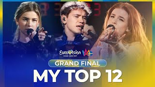 🇸🇪 Melodifestivalen 2024 GRAND FINAL  My Top 12 Sweden Eurovision 2024 [upl. by Aloap324]