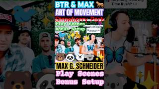 BTR amp MAX 🐆✨️ BigTimeRush max [upl. by Yenetruoc]