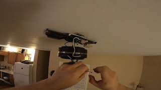 Installing Ceiling Fans In My Kitchen 112022 [upl. by Cryan]