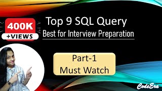 Top 9 SQL queries for interview  SQL Tutorial  Interview Question [upl. by Eiramasil37]