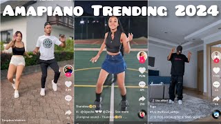 Amapiano Trending TikTok challenges  2024amapianodancechallengeamapiano [upl. by Moina]