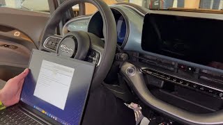 ABRITES FIAT 500e Key Programming Using ZN085 and AVDI [upl. by Naillimixam]