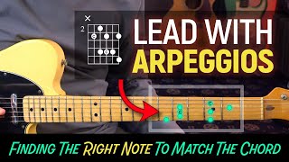 Lead with Arpeggios finding the right notes to match the chord  Guitar Lesson  EP593 [upl. by Yellah]