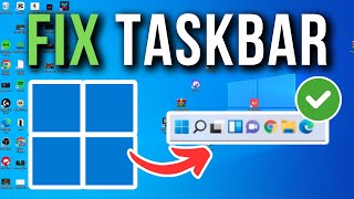 How To Fix Windows 1011 Taskbar Not Working  Full Tutorial [upl. by Acinat]