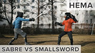 Sabre vs Smallsword HEMA [upl. by Arola]