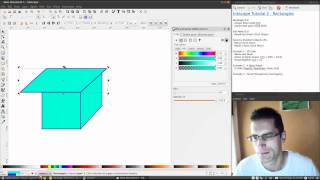 Inkscape Tutorial 2  Shapes  Drawing Rectangles [upl. by Anilocin]