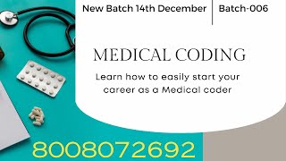 Medical coding Demo class  New course starting from 14th December [upl. by Garnett827]