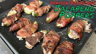 Venison Backstrap Jalapeno Poppers Recipe [upl. by Llenad]