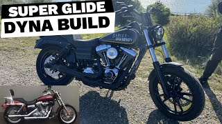 Dyna super glide build from scratch [upl. by Eiralc805]