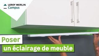 Comment poser un éclairage de meuble haut  Leroy Merlin [upl. by Keverian]