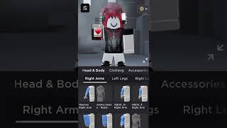 Blocky body tutorial  roblox outfits  tutorial  0hsage [upl. by Akenat545]