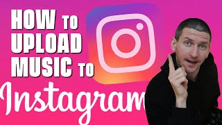 How To Upload Music To Instagram [upl. by Nereil181]