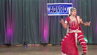 Dance by Vanathy Vigneswaran Part 2  ADVRO Cultural Evening 2018 [upl. by Allebram]