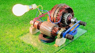 What is the secret of how to make 240 volt electricity at home Selfpowered generator [upl. by Aelak]