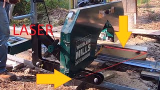 29Sawmill Laser Line for Woodland Mills HM126 [upl. by Latimore]