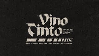 VINO TINTO Lyric Video  Peso Pluma Natanael Cano Gabito Ballesteros [upl. by Erie]