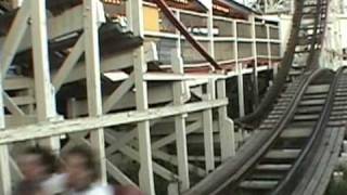 Coney Island Cyclone Wooden Roller Coaster POV New York [upl. by Tayyebeb874]