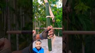 Bamboo Creations with Green BambooarcherBambooDiySlingshotsBambooart [upl. by Rici]