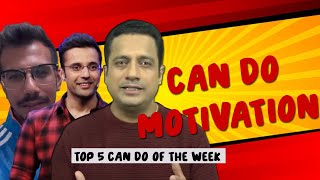 Vivek Bindra X amp Yuzvendra Top 5 CAN DO of the WEEK [upl. by Ardnuaed]