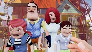 NEW SECRET Funny moments in Hello Neighbour  Experiments with Neighbour [upl. by Yniattirb]