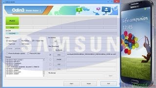 How to Flash Official Firmware for Samsung Galaxy S4 by Odin [upl. by Eyssej731]