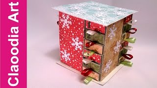 Kalendarz Adwentowy 1 z pudełek po zapałkach advent calendar DIY [upl. by Venus346]