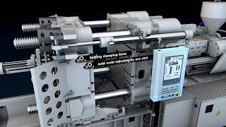 Energy Saving Twoplatens injection molding machine [upl. by Isolt]