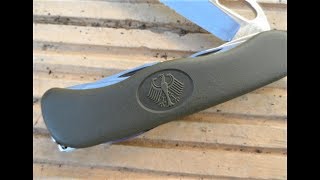 Victorinox GAK German Army Soldier Knife [upl. by Nauqahs]