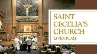 Daily Mass Thursday 52 ✝️ Livestream from St Cecelias Iselin [upl. by Seftton]