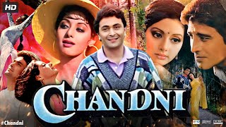 Chandni 1989 Full Movie in Hindi  Sridevi Rishi Kapoor Vinod Khanna Waheeda R  Review amp Facts [upl. by Nanji]