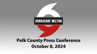 Hurricane Milton  Polk County Update  Tuesday Morning October 8 2024 [upl. by Gaidano444]