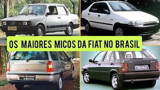 OS MAIORES FRACASSOS DA FIAT NO BRASIL [upl. by Eilliw]