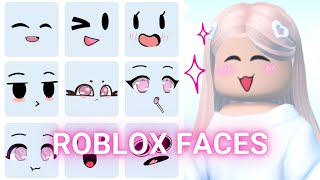 ROBLOX FACES 🤩💙 [upl. by Naresh895]