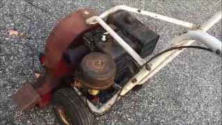 1968 8HP Briggs and Stratton Giant Vac Leaf Blower Electronic Ignition Upgrade [upl. by Aland953]