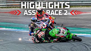 WorldSBK Race 2 Highlights  2022 Dutch Round [upl. by Thurlough]