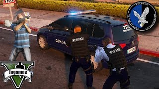 GTA 5 LSPDFR 👮  PSIG  GENDARMERIE [upl. by Steele]