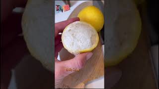 Quick Cleaning Hack Lemon amp Baking Soda viral Lifehack KitchenHacks cleaningtips [upl. by Tam232]