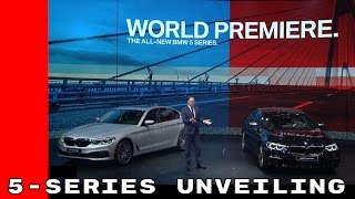 2018 BMW M550i 5 Series Unveiling At Detroit Auto Show NAIAS 2017 [upl. by Delphine]