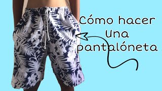 como hacer una pantaloneta o short [upl. by Schulze]