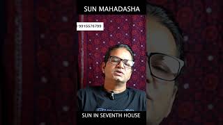 Sun mahadasha in 7th house Sun in seventh house astrology sun astrology [upl. by Claiborne]