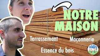 Notre MAISON bois AUTOCONSTRUITE  PARTIE 1 [upl. by Nomyad]