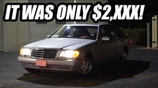 I Bought The Cheapest Mercedes S Class IN THE USA AND ITS MINT [upl. by Naras]