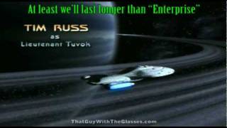 Star Trek Voyager intro WITH LYRICS [upl. by Alli]