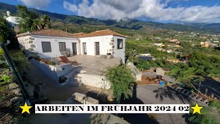 147  DIY Haus LA PALMA ZUSAMMENFASSUNG ARBEITEN IM IM FRÜHJAHR 2024  SCHWIMMBAD  TERRASSE [upl. by Pace]