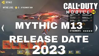 Mythic M13 Morning Star Return  Release Date  Dominion Mythic Drop  CODM  SEASON 6 [upl. by Koball]