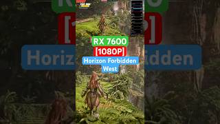 Horizon Forbidden west Rx 7600 benchmark 1080P gameplay [upl. by Clari]