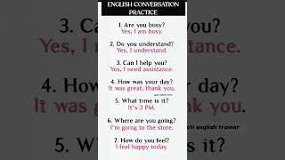 English speaking practice English listening practice English Questions amp Answers [upl. by Masao]