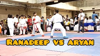 Ranadeep sarkar vs aryan karate fight video  Kolkata karate wkfkarate [upl. by Markos41]